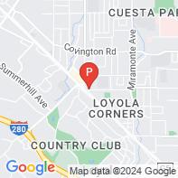 View Map of 715 Altos Oaks Drive,Los Altos,CA,94024
